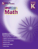 Spectrum Math, Kindergarten
