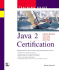 Java 2 Certification: Training Guide: Covers Exams 310-025, 310-027, 310-050 (the Certification Training Guide Series)