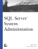 Sql Server System Administration (the Landmark Series)