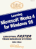 Learning Microsoft Works 4 for Windows 95