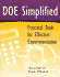 Doe Simplified: Practical Tools for Effective Experimentation (Quality Management)