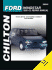 Ford Windstar: 1995 Through 2003 (Chilton's Total Car Care Repair Manual)