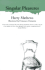 Singular Pleasures (American Literature)