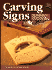 Carving Signs: a Woodworker's Guide
