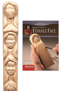 Female Face Study Stick Kit (Learn to Carve Faces With Harold Enlow): Learn to Carve a Female Face Booklet & Female Face Study Stick (Fox Chapel Publishing) Sturdy Resin and Step-By-Step Instructions