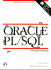 Oracle Pl/SQL Programming