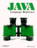 Java Language Reference