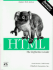 Html: the Definitive Guide (Nutshell Handbooks)