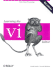 Learning the VI Editor (Nutshell Handbooks)