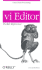 VI Editor Pocket Reference (Pocket Reference (O'Reilly))