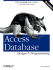 Access Database Design and Programming (Nutshell Handbooks)