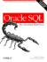 Oracle Sql: the Essential Reference