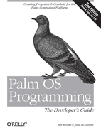 Palm Os Programming: the Developer's Guide