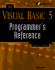 The Visual Basic 5 Programmer's Reference: Windows 95/Nt