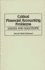 Critical Financial Accounting Problems