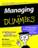 Managing for Dummies