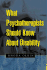 What Psychotherapists Should Know About Disability