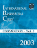 2003 International Residential Code Commentary Volume 1 (International Code Council Series)