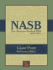Giant Print Reference Bible-Nasb (Black Genuine Leather)