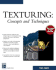 Texturing Concepts & Techniques (Graphics Series)