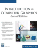 Introduction to Computer Graphics (Graphics Series)