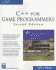 C++ for Game Programmers (Game Development Series)