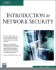 Introduction to Network Security (Networking Series)