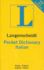 Italian Langenscheidt Pocket Dictionary (Langenscheidt Dictionaries)