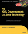 Pro Xml Development With Java Technology