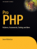 Pro Php: Patterns, Frameworks, Testing and More