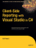 Client-Side Reporting With Visual Studio in C#