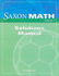 Saxon Math Course 1: Solution Manual Grade 6 2007