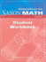 Saxon Math Course 2 Student Adaptation Workbook