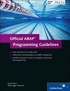 Official Abap Programming Guidelines
