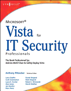 Microsoft Vista for It Security Professionals