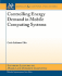 Controlling Energy Demands in Mobile Computing Systems (Synthesis Lectures on Mobile and Pervasive Computing)
