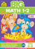 School Zone-Big Math 1-2 Workbook-320 Pages, Ages 6 to 8, 1st Grade, 2nd Grade, Addition, Subtraction, Word Problems, Time, Money, Fractions, and More (School Zone Big Workbook Series)