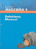 Saxon Algebra 1