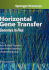 Horizontal Gene Transfer: Genomes in Flux