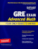 Kaplan Gre Exam Advanced Math: Your Only Guide to an 800