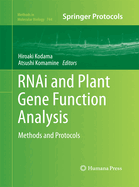 Rnai and Plant Gene Function Analysis