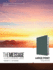 The Message Large Print (Hardcover Deluxe, Charcoal Linen Cross): the Bible in Contemporary Language