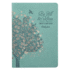Christian Art Gifts Classic Journal Be Still and Know Psalm 46: 10 Floral Inspirational Scripture Notebook, Ribbon Marker, Teal/Gold Faux Leather Flexcover, 336 Ruled Pages