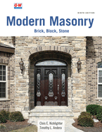 Modern Masonry: Brick, Block, Stone, Concrete