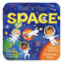 Peek-a-Flap Space Children's Lift-a-Flap Board Book-Planets, Solar System, Outer Space, Rockets & More