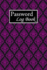 Password Log Book: Internet Password Logbook Large Print With Tabs | Violet Flower Pattern Background Cover