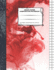 Graph Paper Composition Notebook: 110 Pages | Quad Ruled 4x4 | 8.5" X 11": Red Large Notebook With Grid Paper | Math Notebook for Students