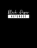 Black Paper Notebook Lined-College Ruled 8.5 X 11 a Large Black Notebook Paper Book for Use With Gel Pens | Reverse Color Journal With Black Pages...Paper Journals & Sketchbooks | Gel Pen Paper)