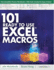 101 Ready to Use Microsoft Excel Macros