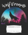 Wolf Dreams Composition Notebook: College Ruled School Journal Diary Love Wolves Girl Gift (Wolf Lovers)